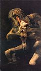 Saturn devouring his young by Francisco de Goya